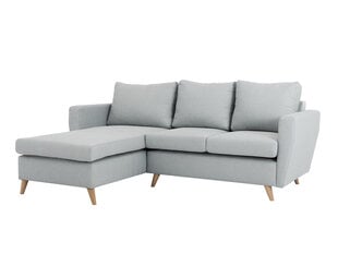 "Instit" kampinė sofa, 189x90/185x86 cm, pilka kaina ir informacija | Minkšti kampai | pigu.lt