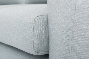 "Instit" kampinė sofa, 189x90/185x86 cm, pilka kaina ir informacija | Minkšti kampai | pigu.lt