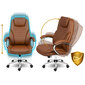 Biuro fotelis, Sofotel Batory, šviesiai ruda цена и информация | Biuro kėdės | pigu.lt