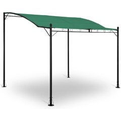 Садовый навес отдельно стоящая беседка, Uniprodo UNI_GAZEBO_ 3X2.5G1, 2,6 м. х 3 м. х 2,5 м., зеленый цена и информация | Беседки, навесы, тенты | pigu.lt