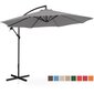 Sodo skėtis su šoniniu pakreipimu, UNI_UMBRELLA_2R300GR_N1, 300 cm. skersmens, pilkos spalvos kaina ir informacija | Skėčiai, markizės, stovai | pigu.lt