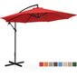 Sodo skėtis su šonine atrama, apvalus, UNI_UMBRELLA_2R300BL_N1, 300 cm. skersmens, raudonos spalvos kaina ir informacija | Pavėsinės | pigu.lt