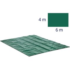 Apsauginis tentas su PVC tinkleliu, WIE-PVC-4-61, 650 g/m2., 600 x 400 cm. kaina ir informacija | Pagalvės, užvalkalai, apsaugos | pigu.lt