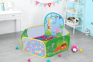 Sauso baseino palapinė vaikams Iplay, 130 cm x 130 cm x 80 cm kaina ir informacija | Vaikų žaidimų nameliai | pigu.lt