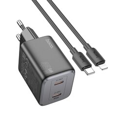 HOCO įkroviklis 45W juodas kaina ir informacija | Adapteriai, USB šakotuvai | pigu.lt