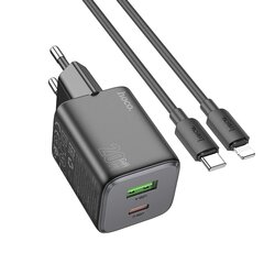 HOCO įkroviklis 20W juodas kaina ir informacija | Adapteriai, USB šakotuvai | pigu.lt