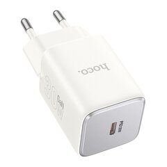 HOCO įkroviklis Type C 30W balta kaina ir informacija | Adapteriai, USB šakotuvai | pigu.lt