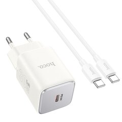 HOCO įkroviklis Type C 30W balta kaina ir informacija | Adapteriai, USB šakotuvai | pigu.lt