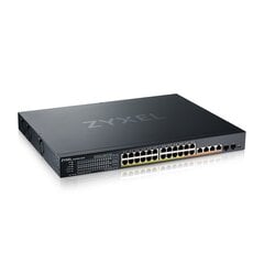 Zyxel XMG1930-30HP Valdomas L3 2.5G Ethernet (100/1000/2500) Maitinimas per Eternetą (PoE) 1U Juoda цена и информация | Маршрутизаторы (роутеры) | pigu.lt