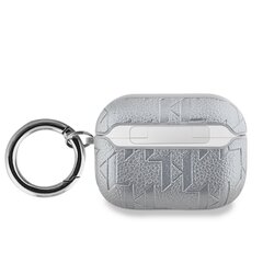 Karl Lagerfeld PU Embossed Karl Head Case for AirPods Pro Silver цена и информация | Аксессуары для наушников | pigu.lt