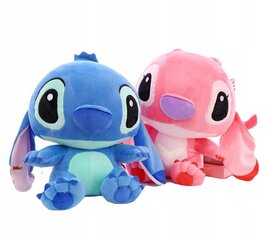 RINKINYS 2x STICH+ ANGEL CUDDDLE PLIUSINIS ŽAISLINIS MEŠKĖLIS FIGŪRA 25cm kaina ir informacija | Žaislai kūdikiams | pigu.lt