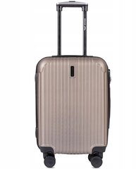 Маленький чемодан Wings 0593, S, бордовый цена и информация | Чемоданы, дорожные сумки | pigu.lt