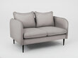 Sofa Instit, 145x89x90 cm, tamsiai pilka kaina ir informacija | Sofos | pigu.lt