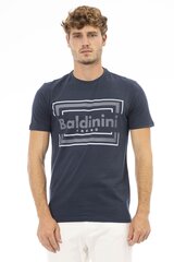 Baldinini Trend - TSU543_COMO - Mėlyna TSU543_COMO_Blu1-4-XXL цена и информация | Футболка мужская | pigu.lt