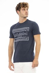 Baldinini Trend - TSU543_COMO - Mėlyna TSU543_COMO_Blu1-4-XXL цена и информация | Футболка мужская | pigu.lt