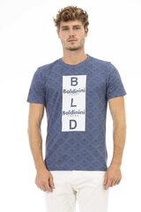 Baldinini Trend - TSU538_COMO - Mėlyna TSU538_COMO_Blu29-XXL kaina ir informacija | Vyriški marškinėliai | pigu.lt