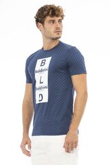 Baldinini Trend - TSU538_COMO - Mėlyna TSU538_COMO_PuntiNavy19-XXL цена и информация | Футболка мужская | pigu.lt