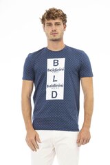 Baldinini Trend - TSU538_COMO - Mėlyna TSU538_COMO_PuntiNavy19-XXL цена и информация | Футболка мужская | pigu.lt