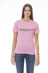 Baldinini Trend - TSD04_MANTOVA - Rožinis TSD04_MANTOVA_Rosa1-XL kaina ir informacija | Marškinėliai moterims | pigu.lt