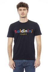 Baldinini Trend - TRU542_COMO - Mėlyna TRU542_COMO_BLU6-XS kaina ir informacija | Vyriški marškinėliai | pigu.lt