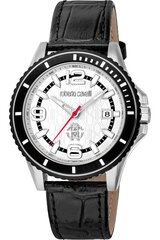 Roberto Cavalli By Franck Muller - RV1G217L - Juoda RV1G217L0011 цена и информация | Мужские часы | pigu.lt