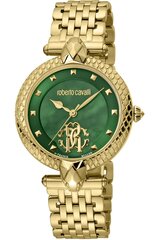 Roberto Cavalli By Franck Muller - RV1L130M - Geltona RV1L130M0061 цена и информация | Женские часы | pigu.lt