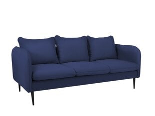 Sofa Instit, 205x89x90 cm, mėlyna kaina ir informacija | Sofos | pigu.lt