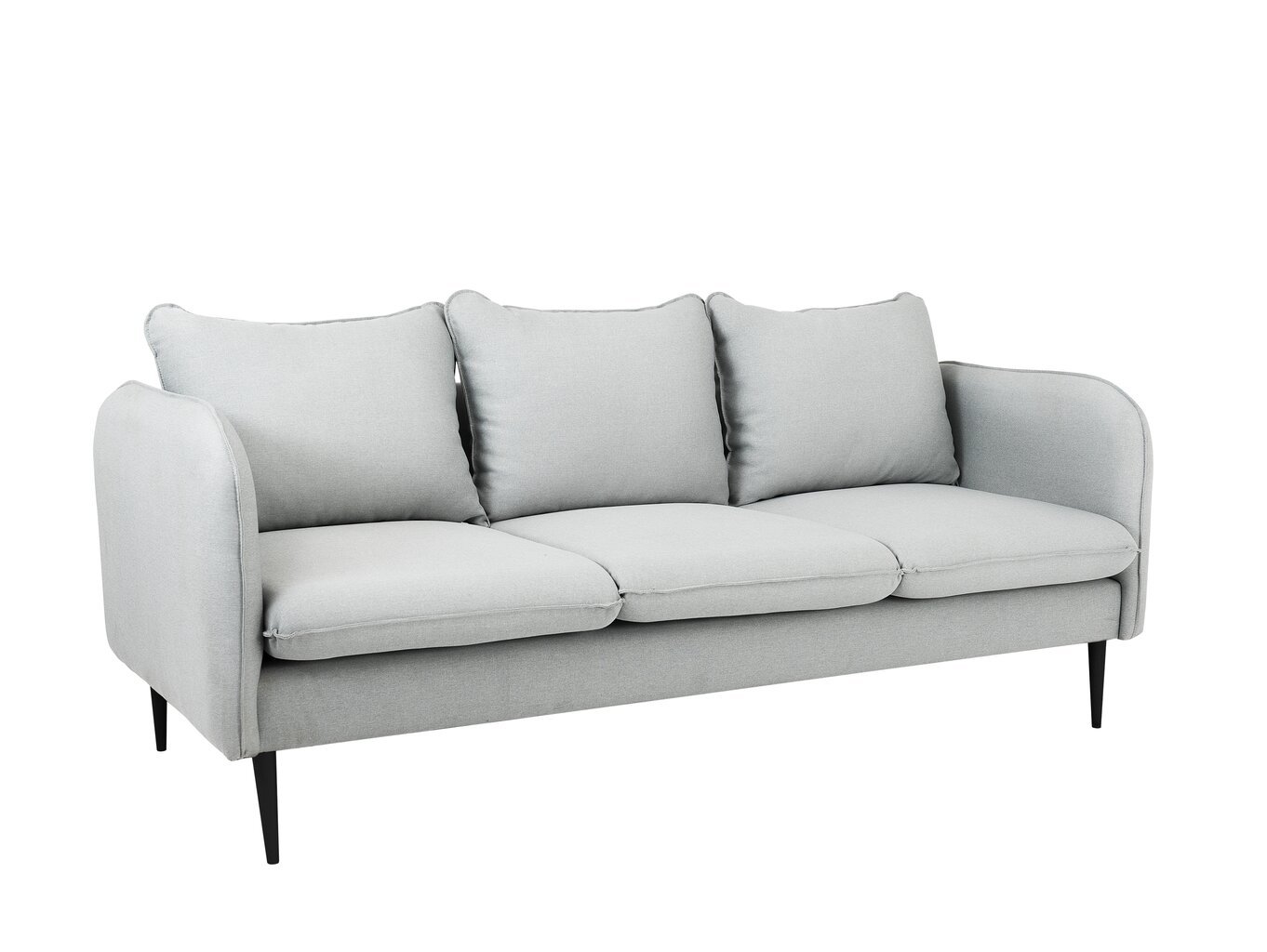 Sofa Instit, 205x89x90 cm, pilka kaina ir informacija | Sofos | pigu.lt