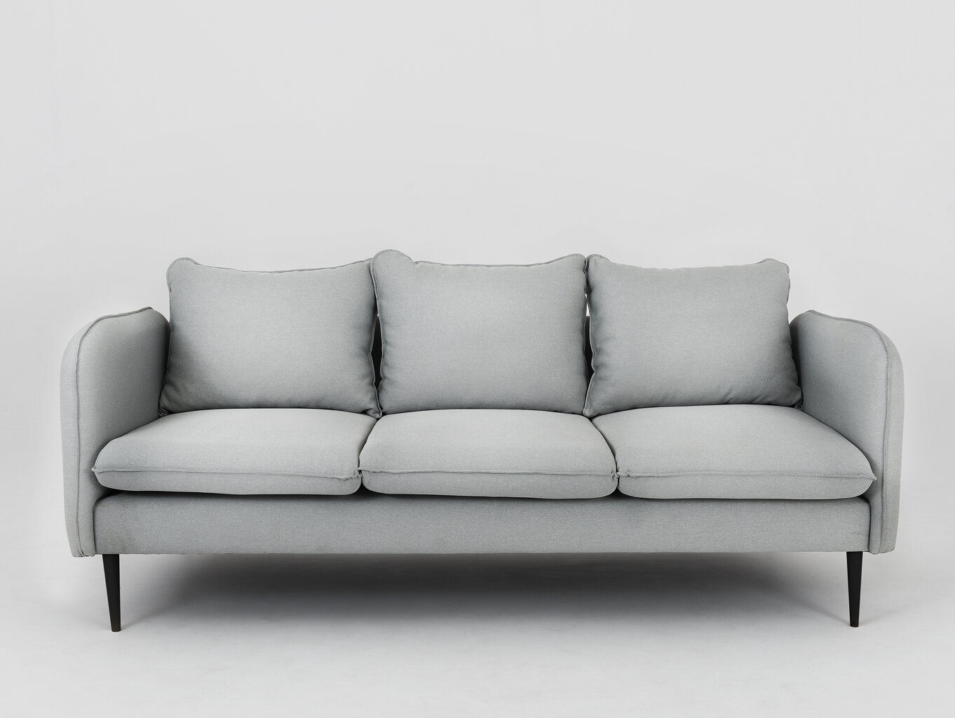 Sofa Instit, 205x89x90 cm, pilka kaina ir informacija | Sofos | pigu.lt