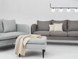 Sofa "Instit", 205x89x90 cm, tamsiai pilka kaina ir informacija | Sofos | pigu.lt