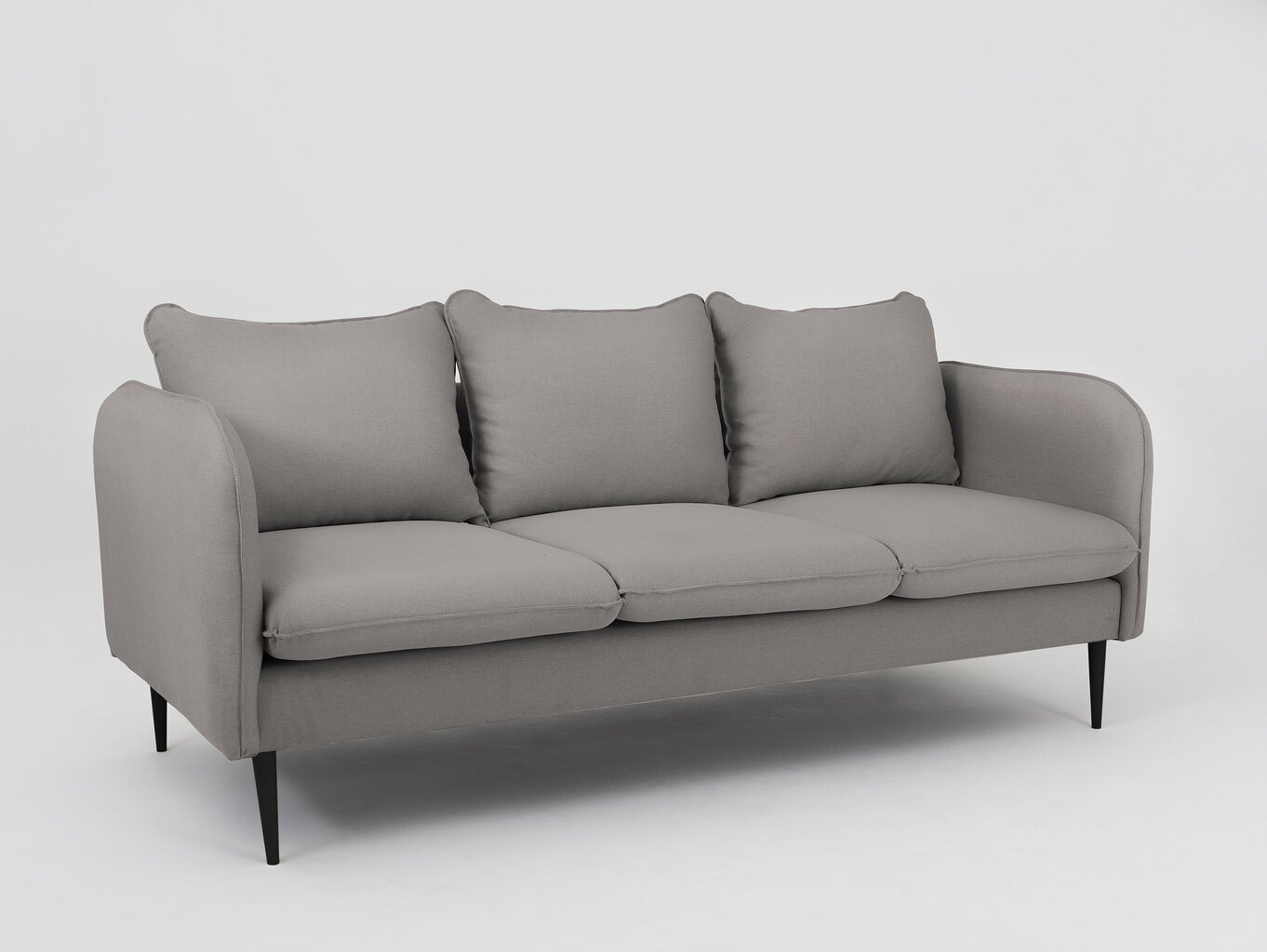 Sofa "Instit", 205x89x90 cm, tamsiai pilka kaina ir informacija | Sofos | pigu.lt