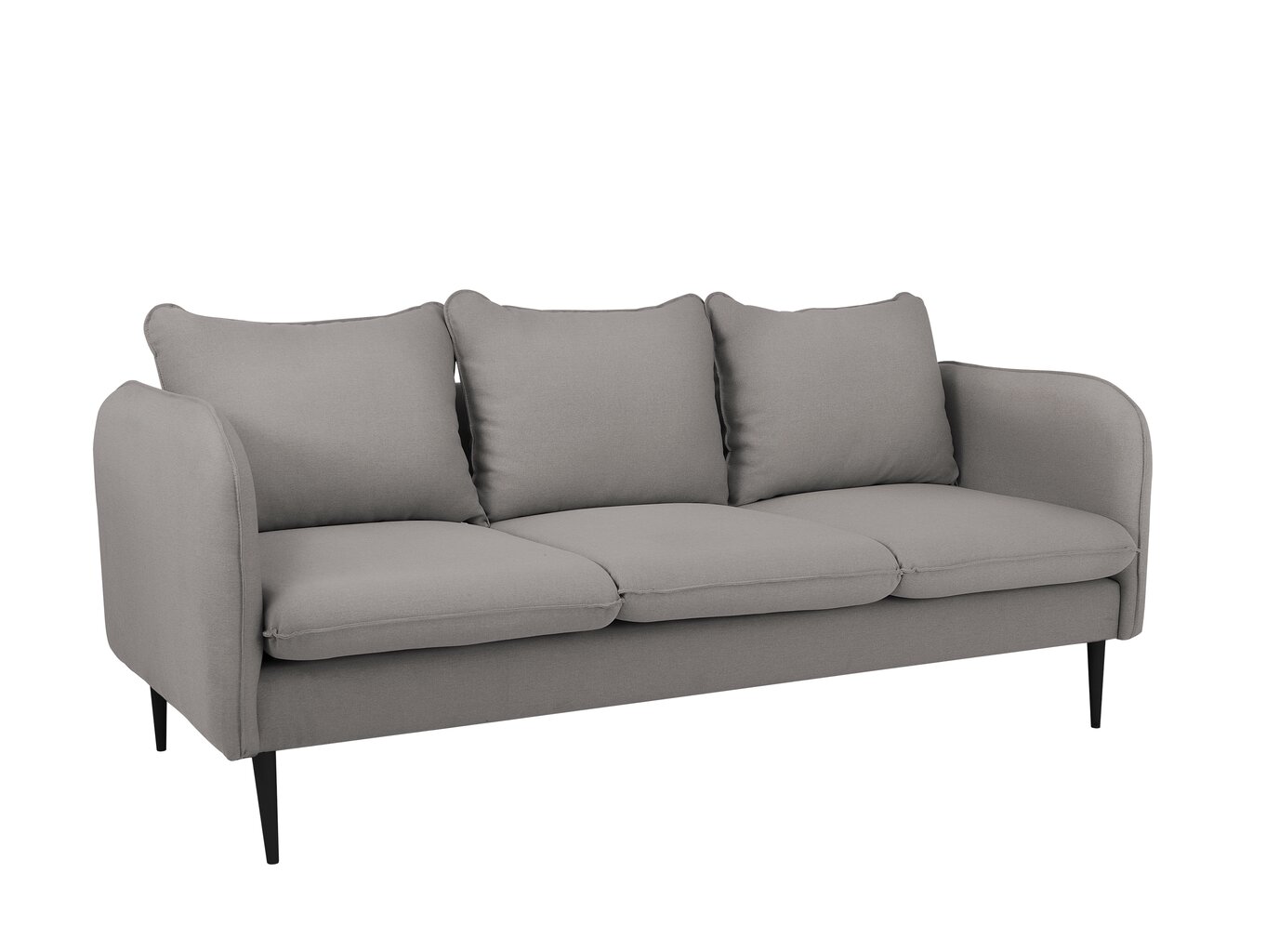 Sofa "Instit", 205x89x90 cm, tamsiai pilka kaina ir informacija | Sofos | pigu.lt