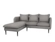 Kampinė sofa "Instit", 210x89/177x90 cm, tamsiai pilka kaina ir informacija | Minkšti kampai | pigu.lt