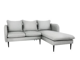 Kampinė sofa "Instit", 210x89/177x90 cm, pilka kaina ir informacija | Minkšti kampai | pigu.lt