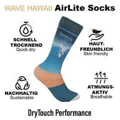 WAVE HAWAII AirLite kojinės D3 (S42-46) цена и информация | Мужские носки | pigu.lt