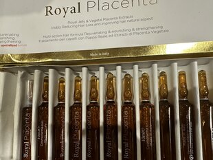 Prekė su pažeidimu. Karališkos ampulės su augaline placenta nuo plaukų slinkimo Cosmofarma Royal Placenta 12 x 10 ml kaina ir informacija | Prekės su pažeidimu | pigu.lt