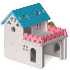 Namelis pelėms ir žiurkėnams, Furrever Friends American Mouse-House, slėptuvė narvui, 16x14x14 cm kaina ir informacija | Graužikų ir triušių narvai, jų priedai | pigu.lt