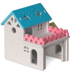 Namelis pelėms ir žiurkėnams, Furrever Friends American Mouse-House, slėptuvė narvui, 16x14x14 cm цена и информация | Клетки и аксессуары для грызунов | pigu.lt