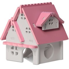 Namelis pelėms ir žiurkėnams, Furrever Friends English Mouse-House, slėptuvė narvui, 11,5x11,5x13cm цена и информация | Клетки и аксессуары для грызунов | pigu.lt