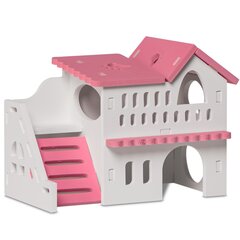 Namelis pelėms ir žiurkėnams, Furrever Friends Villa Mouse-House, slėptuvė narvui, 17x10x13cm цена и информация | Клетки и аксессуары для грызунов | pigu.lt