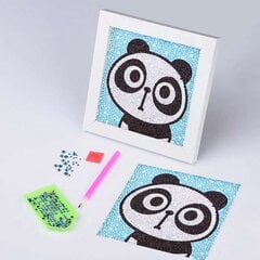 Алмазная мозаика "Surprised panda" 15х15см цена и информация | Алмазная мозаика | pigu.lt