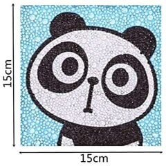 Алмазная мозаика "Surprised panda" 15х15см цена и информация | Алмазная мозаика | pigu.lt