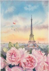 Deimantinė mozaika "Peonies in Paris" 30x40cm kaina ir informacija | Deimantinės mozaikos | pigu.lt