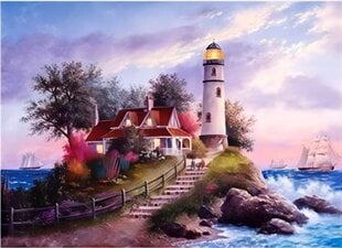 Алмазная мозаика "Lighthouse" 30х40см цена и информация | Алмазная мозаика | pigu.lt