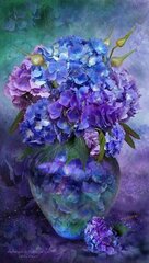 Deimantinė mozaika "Hortensia" 30x40cm kaina ir informacija | Deimantinės mozaikos | pigu.lt