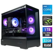 Kompiuteris MonsterX i5 14600KF 32GB 1TB NVME RTX4060Ti kaina ir informacija | Stacionarūs kompiuteriai | pigu.lt