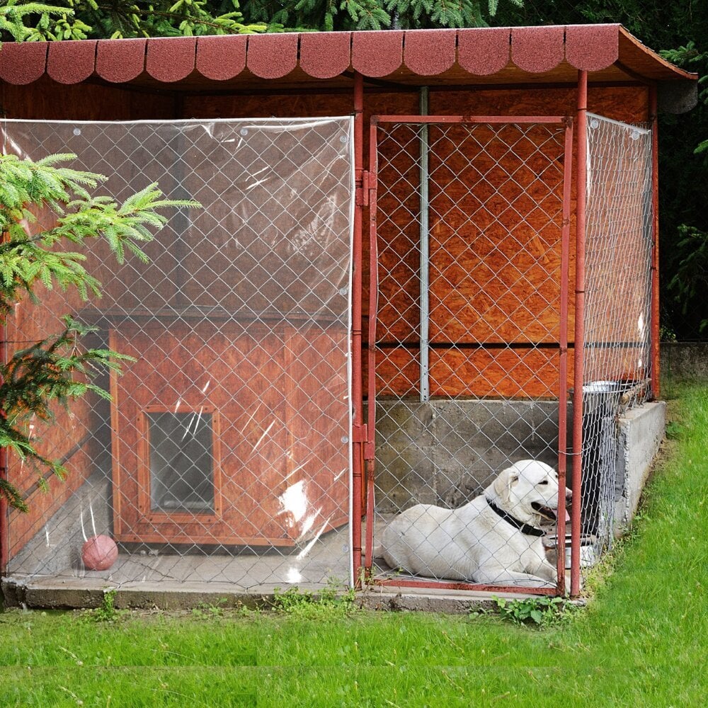 Brezentas/tentas Vevor, 3x4 m, skaidrus kaina ir informacija | Sodo įrankiai | pigu.lt