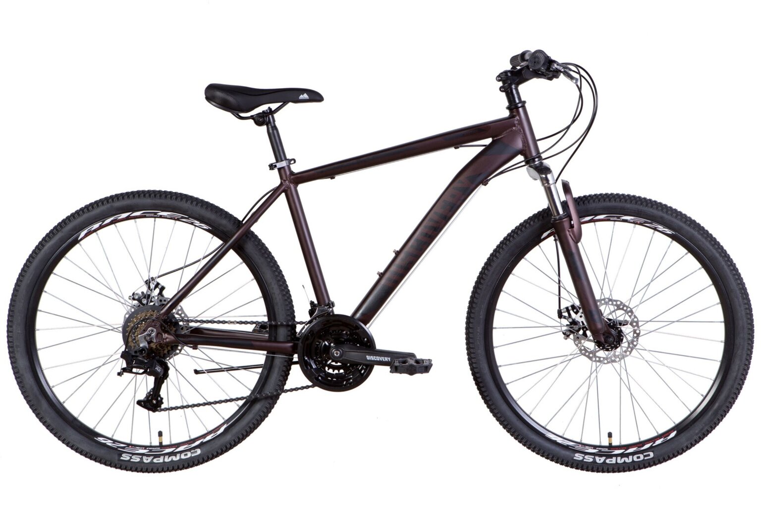 Dviratis MTB Discovery Bastion Disc 26", rudas kaina ir informacija | Dviračiai | pigu.lt