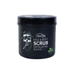 Šveitiklis veidui ir kūnui Hairotic Black & Mint Scrub, 500 ml цена и информация | Скрабы для тела | pigu.lt