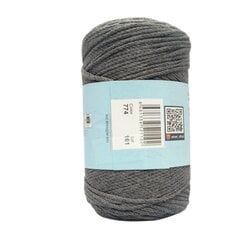 YarnArt Macrame Cotton- 774- серый цена и информация | Принадлежности для вязания | pigu.lt